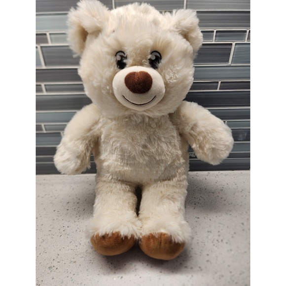 Build-A-Bear Workshop Other - Build-A-Bear Workshop Lil' Cub Pudding Bear EUC WHITE TEDDY BEAR PLUSH soft